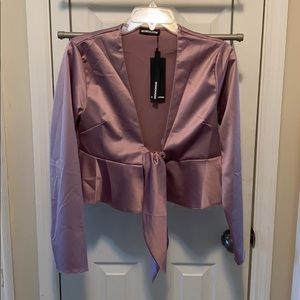 Brand New Nasty Gal Satin Blouse